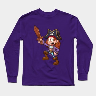 Pirate Girl Long Sleeve T-Shirt